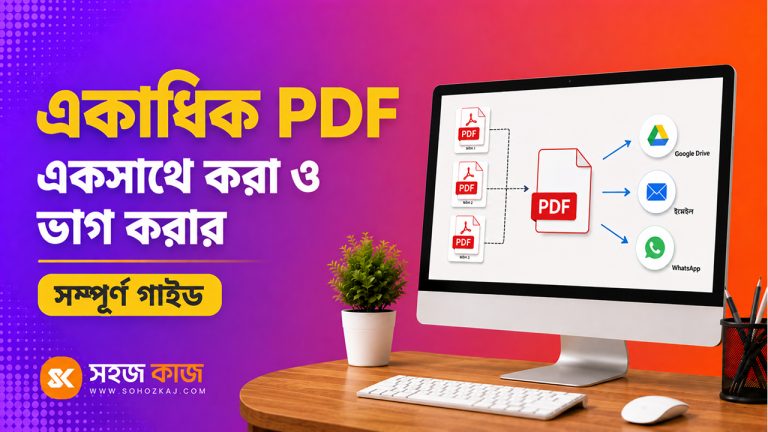 একাধিক PDF একসাথে করা