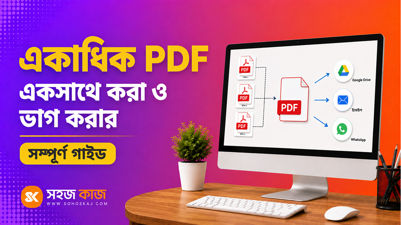 একাধিক PDF একসাথে করা
