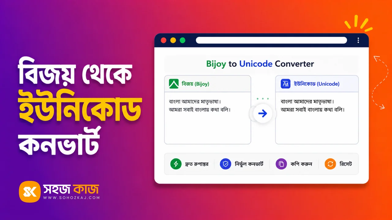 Bijoy to Unicode Converter