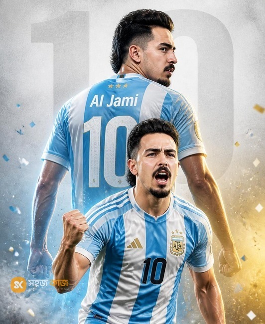 Argentina Jersey ফটো এডিট
