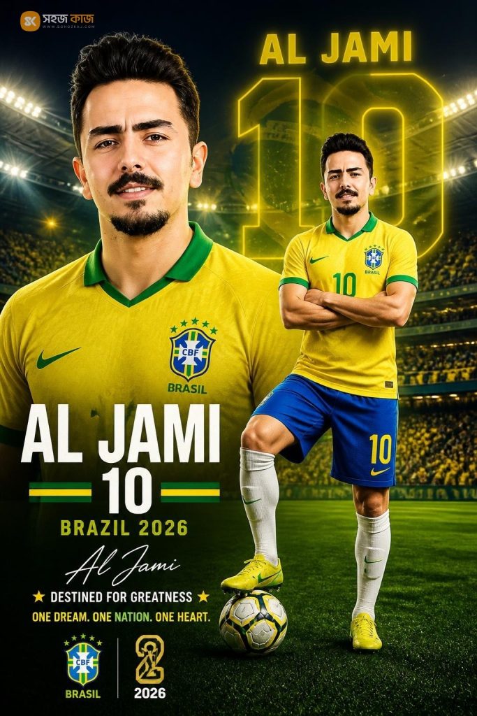 Brazil Jersey দিয়ে ফটো এডিট 