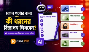 পণ্যের ক্যাপশন লেখা