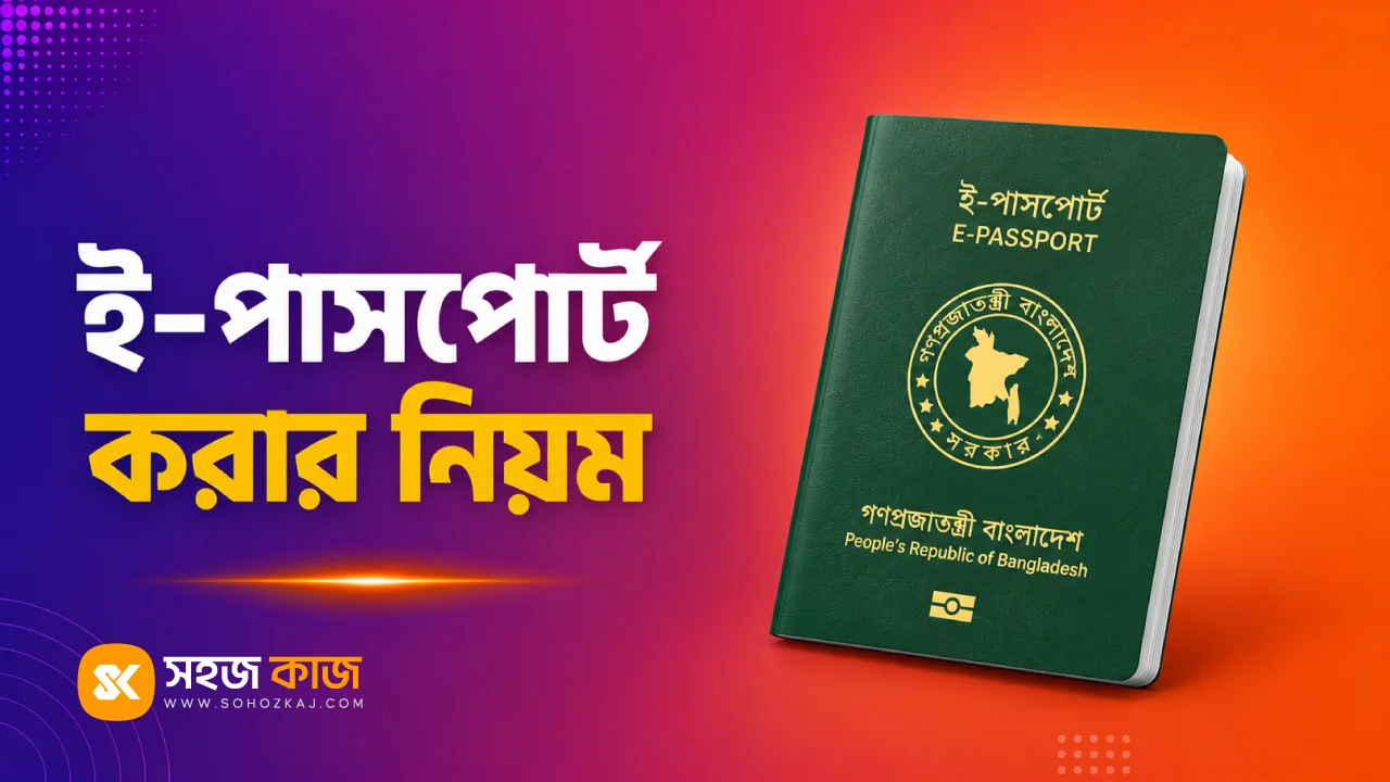 ই-পাসপোর্ট করার নিয়ম