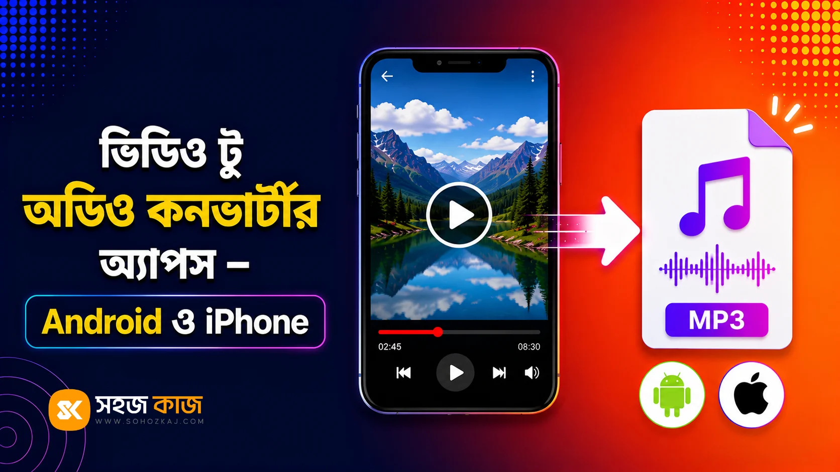 ভিডিও টু অডিও কনভার্টার অ্যাপস